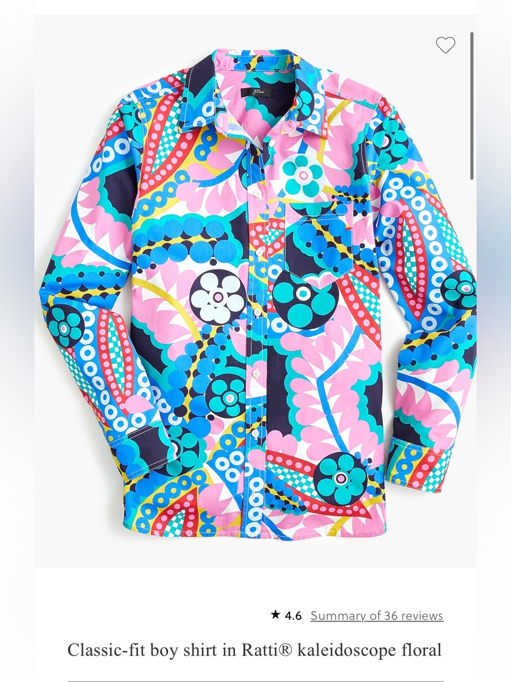 J.Crew Multicolor Floral Button-Down Shirt
